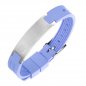 Preview: Lunavit Magnet Silicon Bracelet Sporty Blue