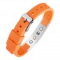 Preview: Lunavit Magnet Silicon Bracelet Sporty Orange