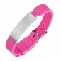 Preview: Lunavit Magnet Silikonarmband Sporty Pink