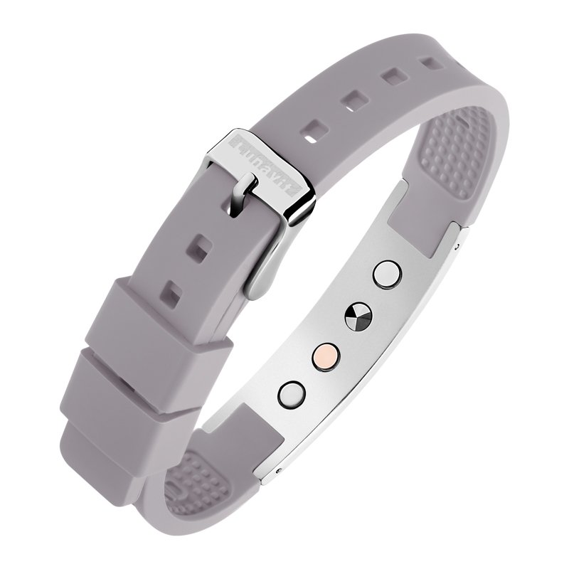 Lunavit Magnet Silikon Bracelet Sporty Grey