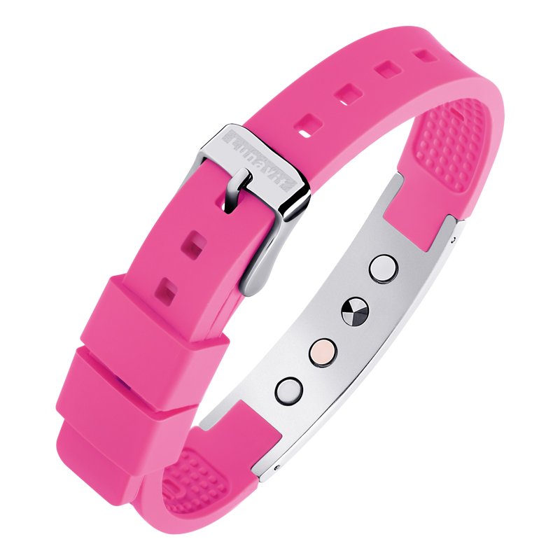 Lunavit Magnet Silikonarmband Sporty Pink