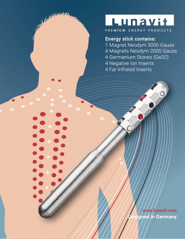 Lunavit Energystick ES-1 Acupressure Vibration Massage Device