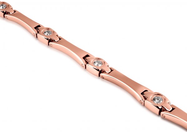 Lunavit magnetic bracelet Lady Shine rosé