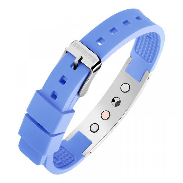 Lunavit Magnet Silicon Bracelet Sporty Blue