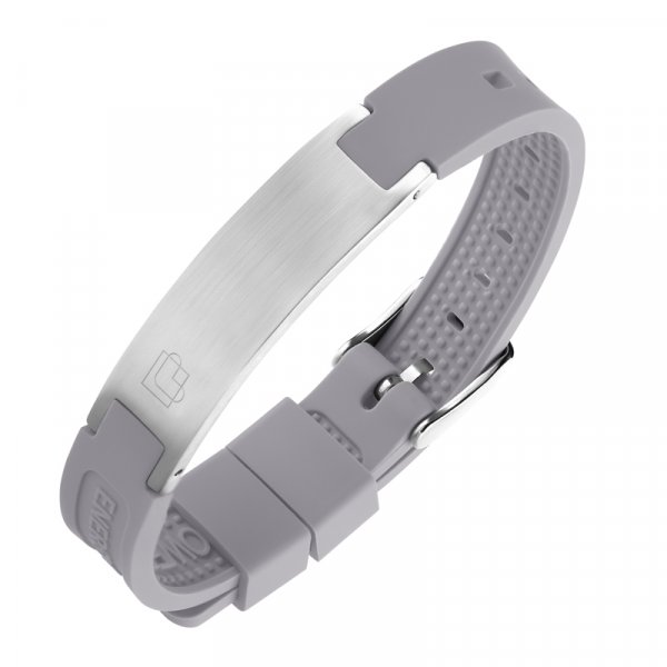 Lunavit Magnet Silikon Bracelet Sporty Grey